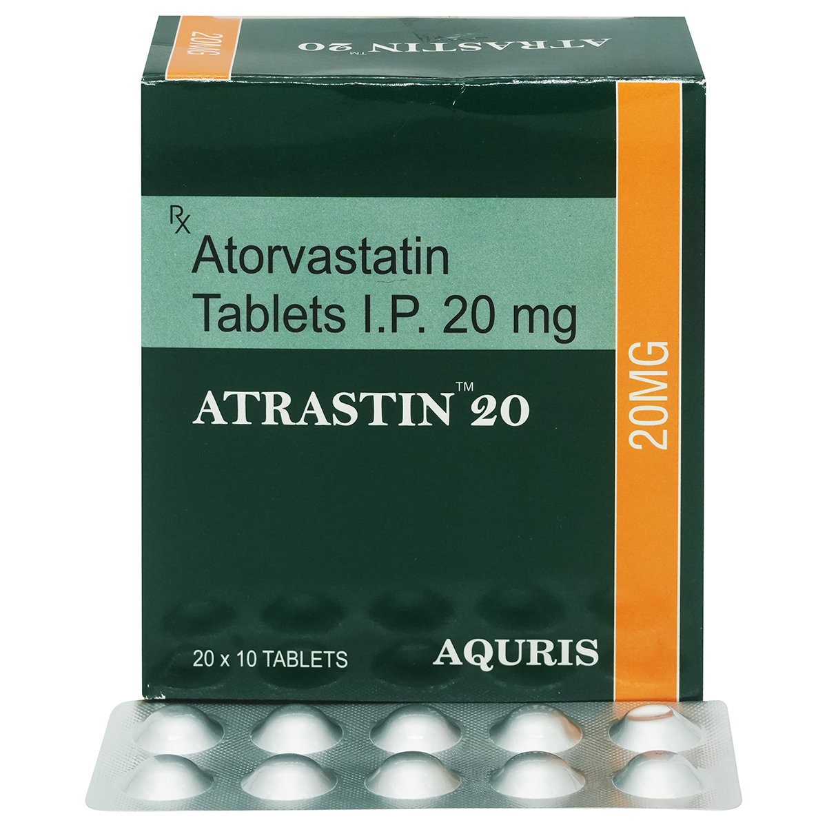 Atrastin 20 Tablet 10's, Pack of 10 TABLETS Atrastin 20 Tablet 10's, Pack of 10 TABLETS