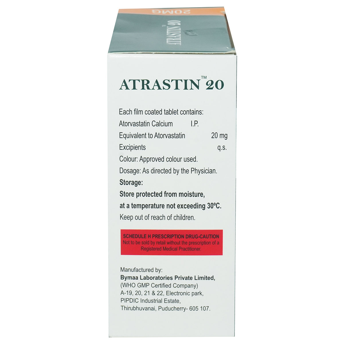 Atrastin 20 Tablet 10's, Pack of 10 TABLETS Atrastin 20 Tablet 10's, Pack of 10 TABLETS