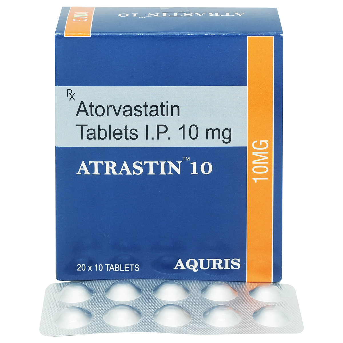 Atrastin 10 Tablet 10's, Pack of 10 TABLETS Atrastin 10 Tablet 10's, Pack of 10 TABLETS