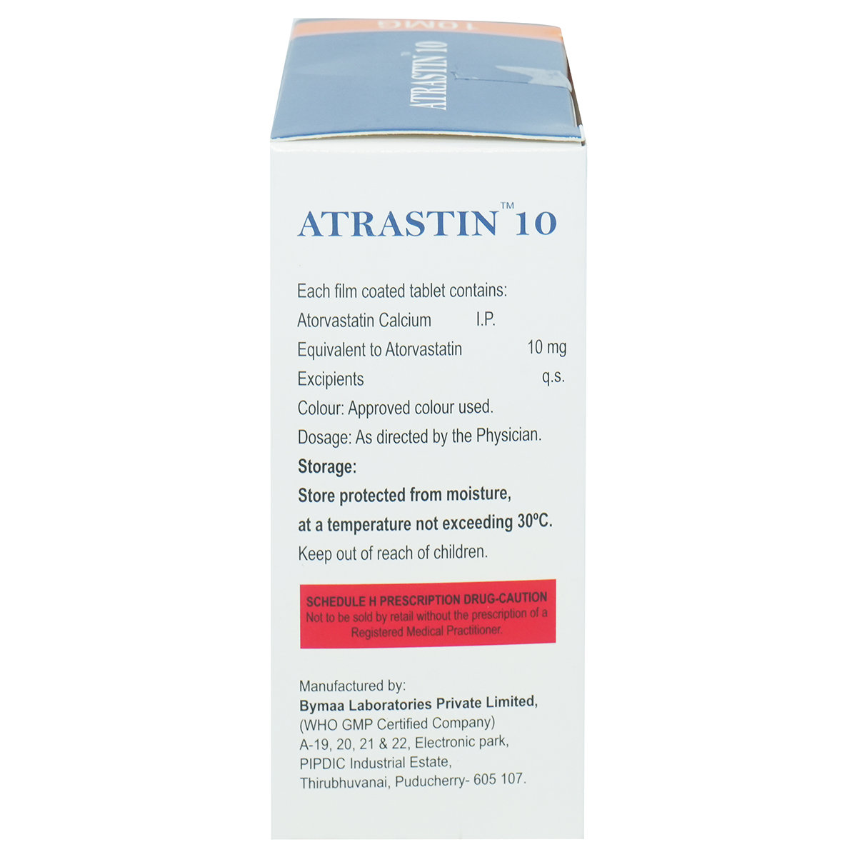 Atrastin 10 Tablet 10's, Pack of 10 TABLETS Atrastin 10 Tablet 10's, Pack of 10 TABLETS