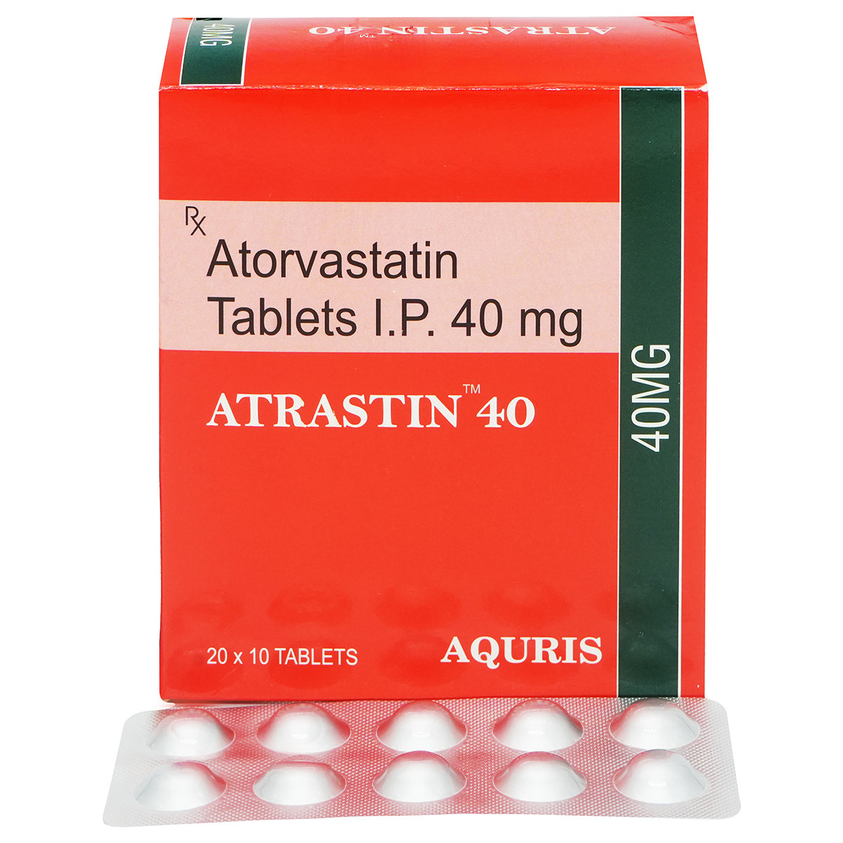 Atrastin 40 Tablet 10's, Pack of 10 TABLETS Atrastin 40 Tablet 10's, Pack of 10 TABLETS