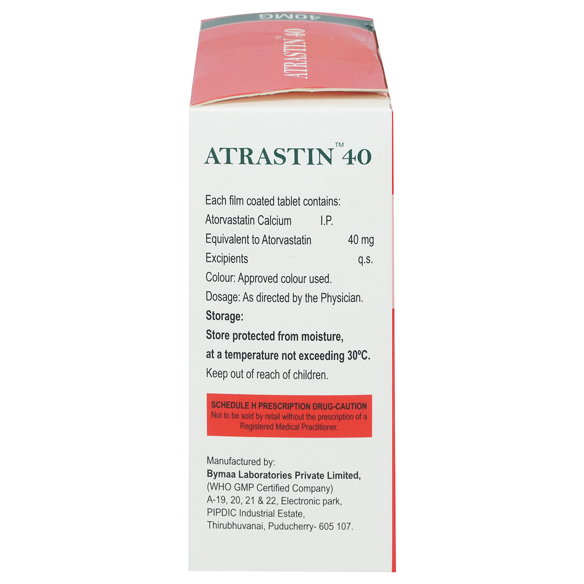 Atrastin 40 Tablet 10's, Pack of 10 TABLETS Atrastin 40 Tablet 10's, Pack of 10 TABLETS