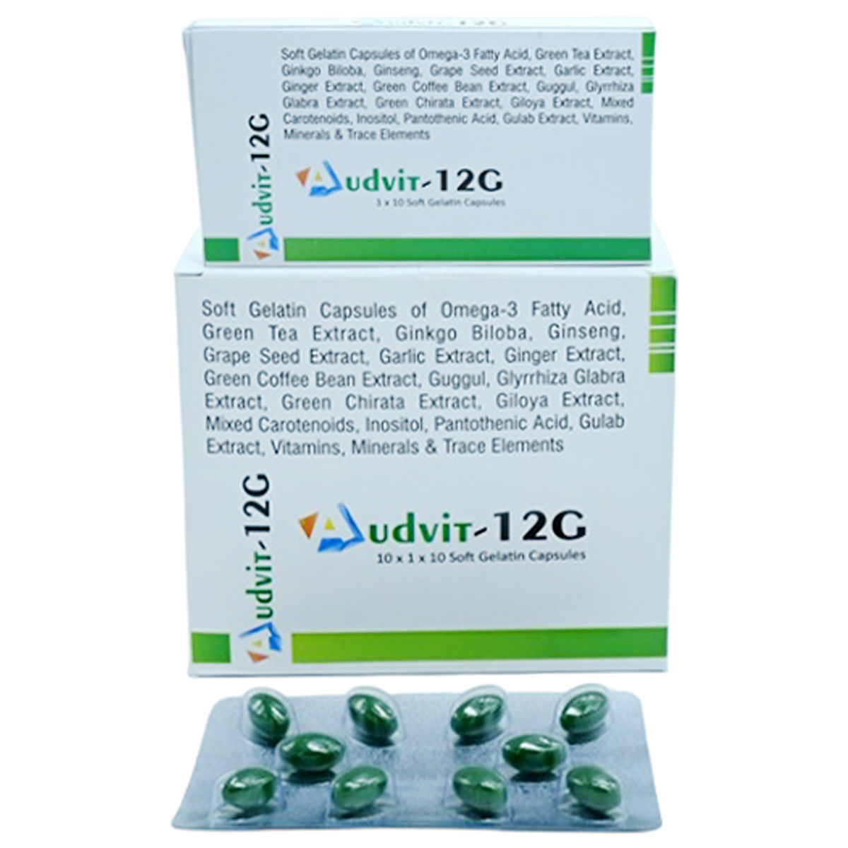 Buy Audvit-12G Softgel Capsule 10's | 19 Minutes Delivery | Apollo Pharmacy