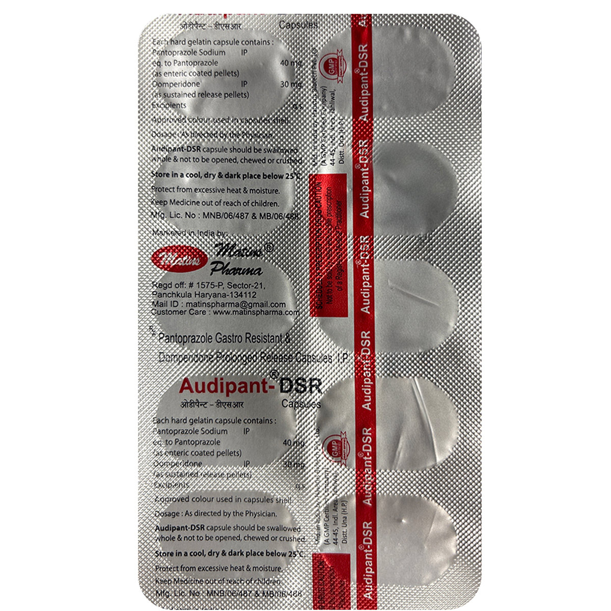Audipant-DSR Capsule 10's Audipant-DSR Capsule 10's