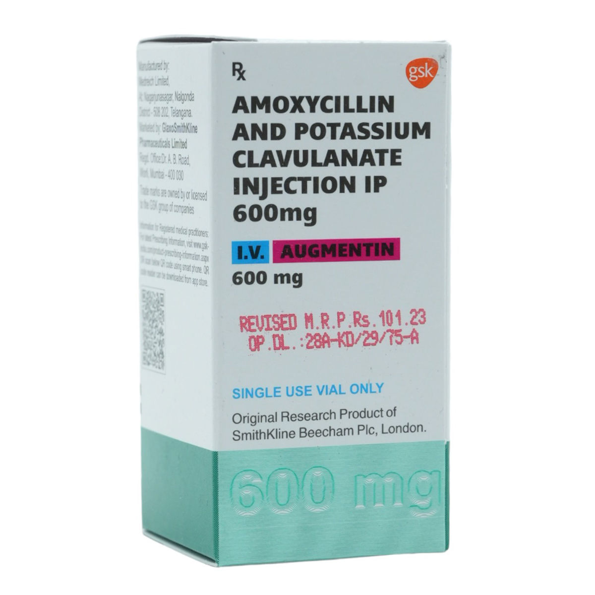 Augmentin Peadatric 600mg Injection Price, Uses, Side Effects ...