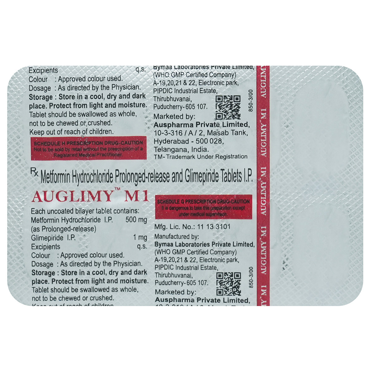 Auglimy M1 Tablet 10's, Pack of 10 TABLETS Auglimy M1 Tablet 10's, Pack of 10 TABLETS