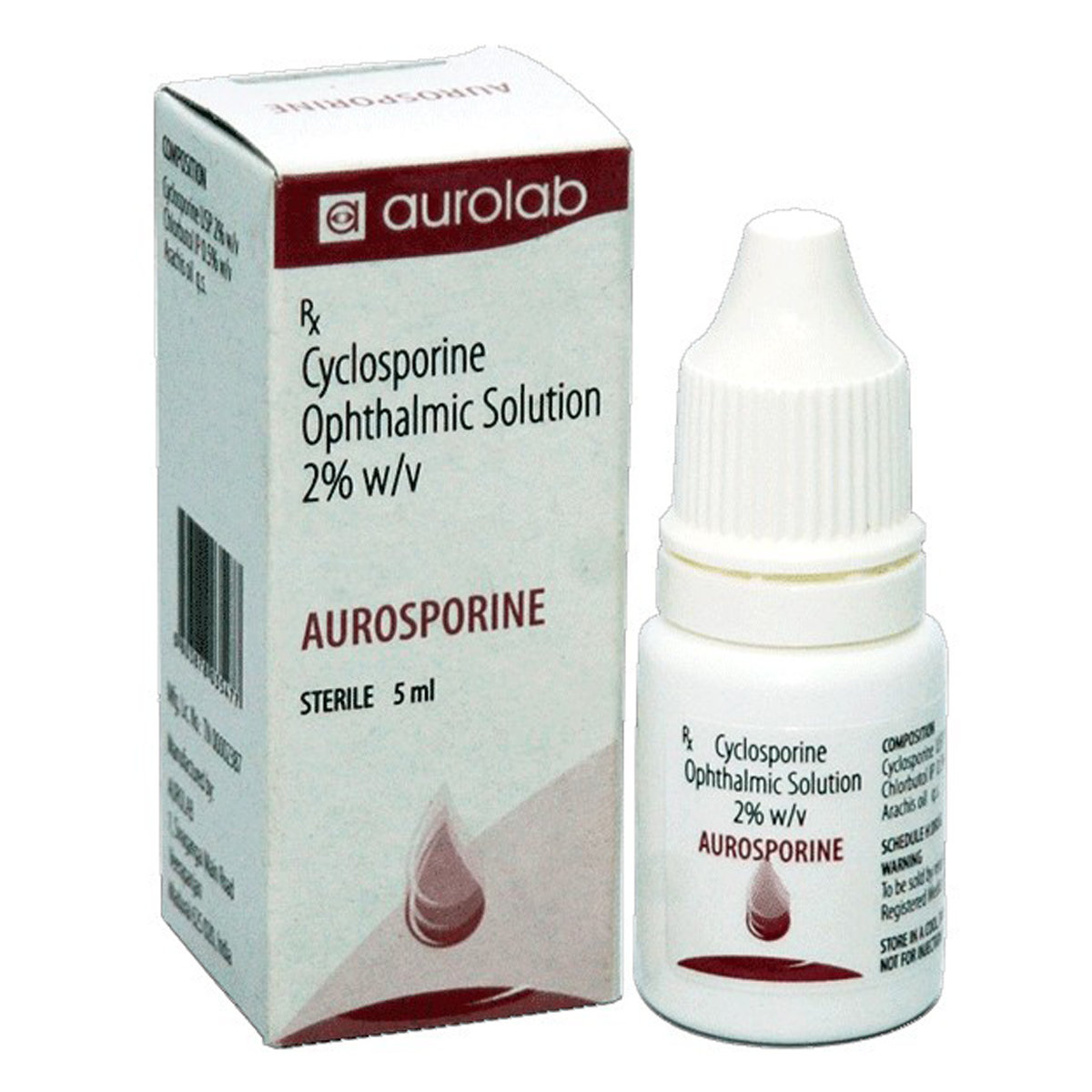 Aurosporine Ophthalmic Solution 5 ml, Pack of 1 Aurosporine Ophthalmic Solution 5 ml, Pack of 1