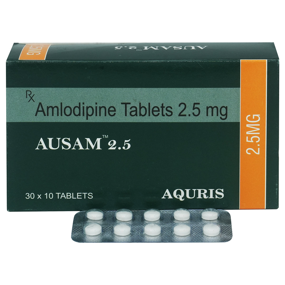 Ausam 2.5 Tablet 10's, Pack of 10 TABLETS Ausam 2.5 Tablet 10's, Pack of 10 TABLETS
