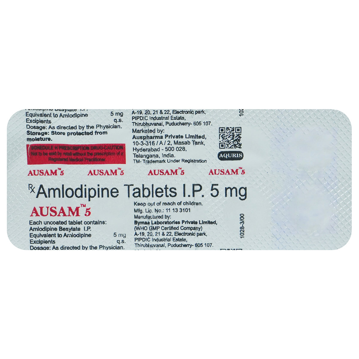 Ausam 5 Tablet 10's, Pack of 10 TABLETS Ausam 5 Tablet 10's, Pack of 10 TABLETS