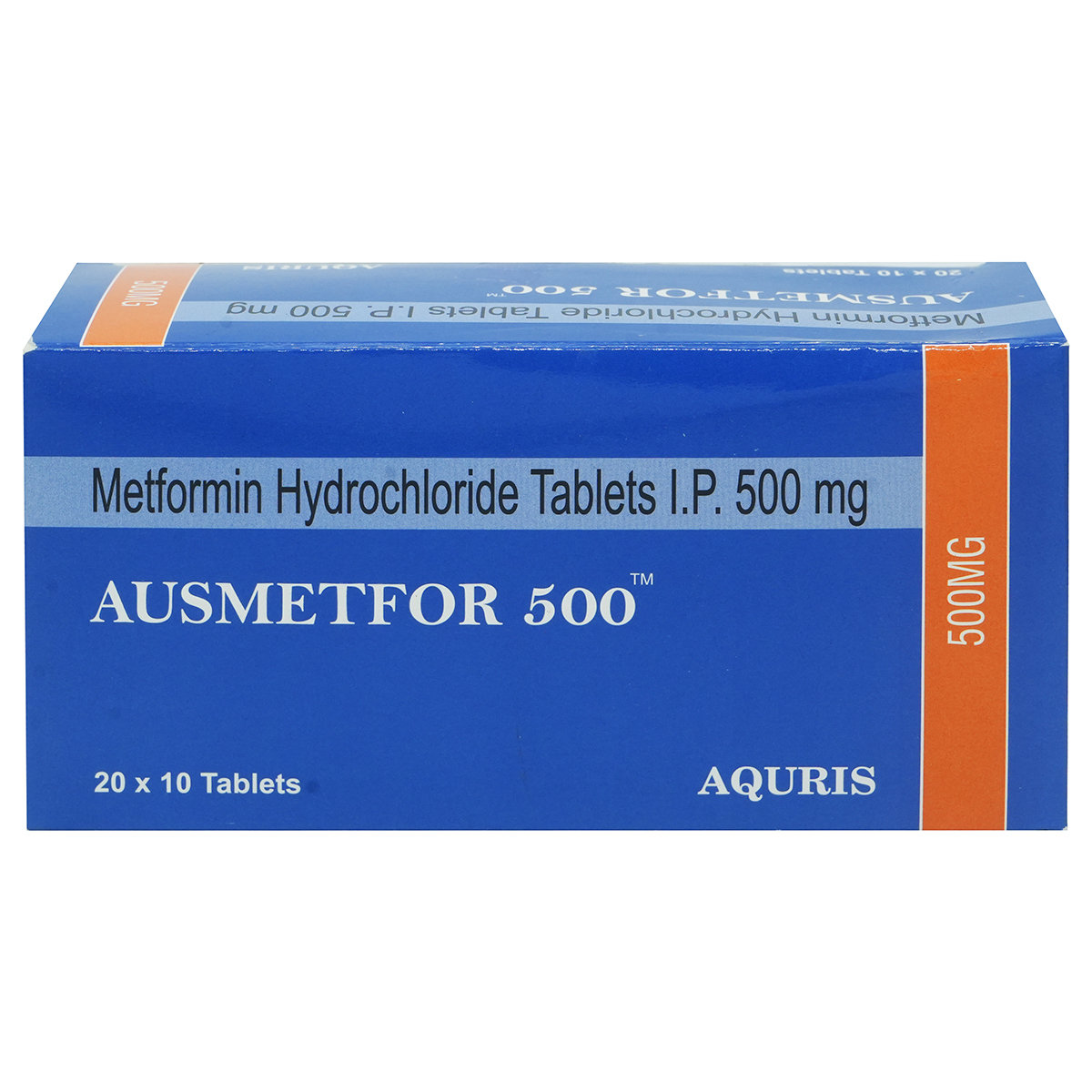 Ausmetfor 500 Tablet 10's, Pack of 10 TABLETS Ausmetfor 500 Tablet 10's, Pack of 10 TABLETS