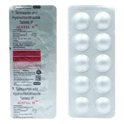 Austel H 40/12.5 Tablet 10's, Pack of 10 TABLETS