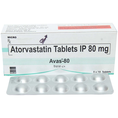 Avas-80 Tablet 10's, Pack of 10 TabletS