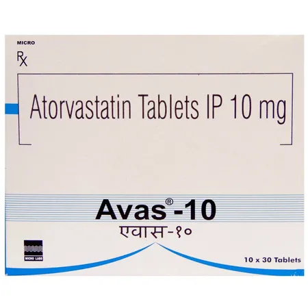 Avas 10 mg Tablet 30's