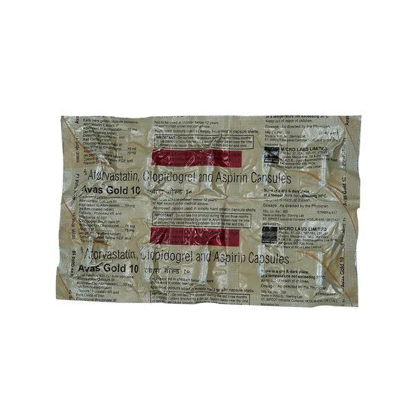 Avas Gold 10 Capsule 10's