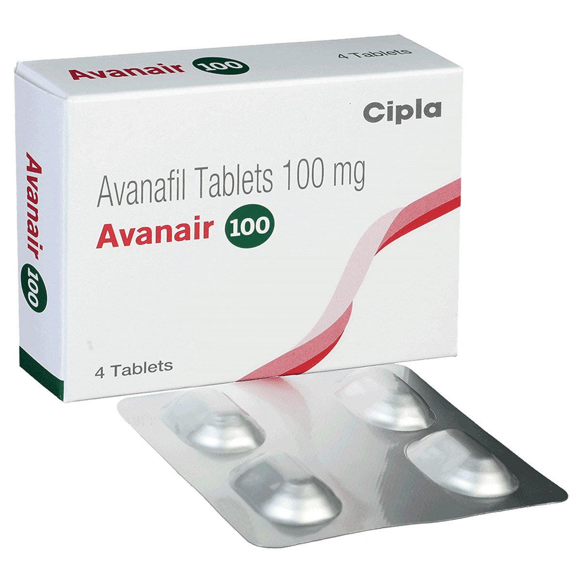 Avanair 100 Tablet 4's, Pack of 4 TabletS Avanair 100 Tablet 4's, Pack of 4 TabletS