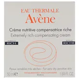 Avene Extremely Rich Compensating Cream 50 ml | For Very Dry Sensitive Skin, Pack of 1
