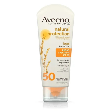 Aveeno SPF 50 Sunscreen Lotion, 85 gm