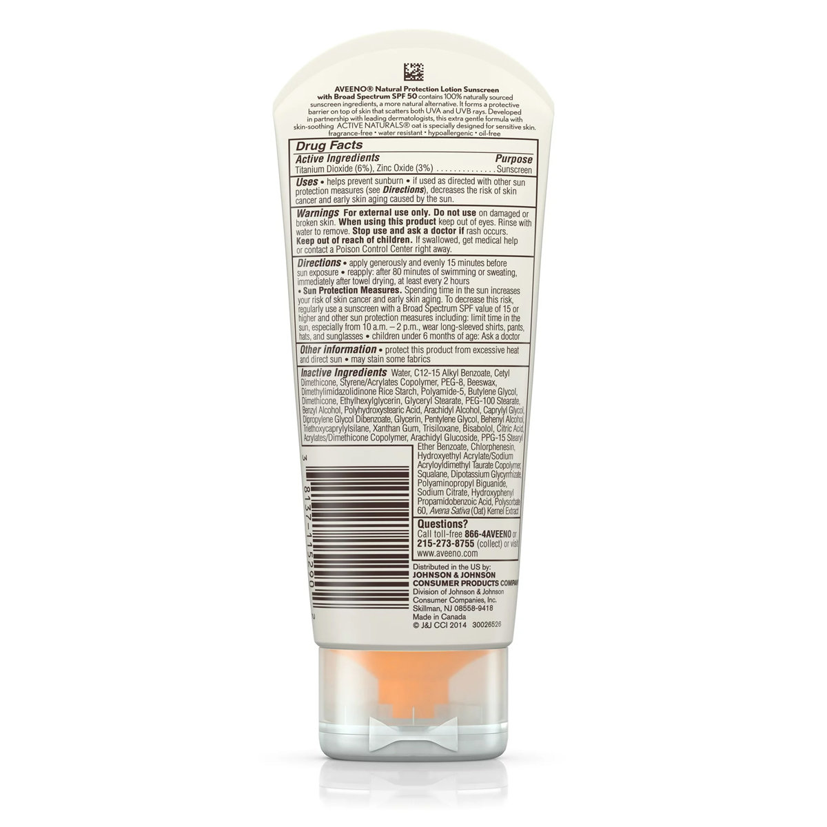 Aveeno SPF 50 Sunscreen Lotion 85 gm, Pack of 1 Aveeno SPF 50 Sunscreen Lotion 85 gm, Pack of 1