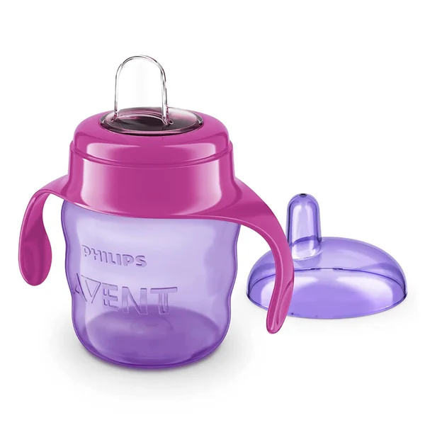Philips Avent Spout Pink Cup SCF751/07 Bottle for 6+ Months, 200 ml, Pack of 1