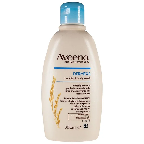 Aveeno Dermexa Emollient Body Wash, 300 ml
