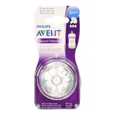 Philips Avent Natural Teats for 3 Months+, 2 Count, Pack of 1
