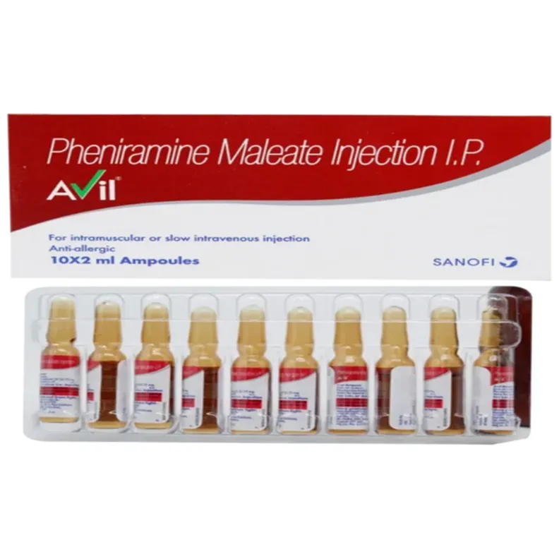 Buy Avil Injection 2 ml online | Uses, Side Effects, Price and ...