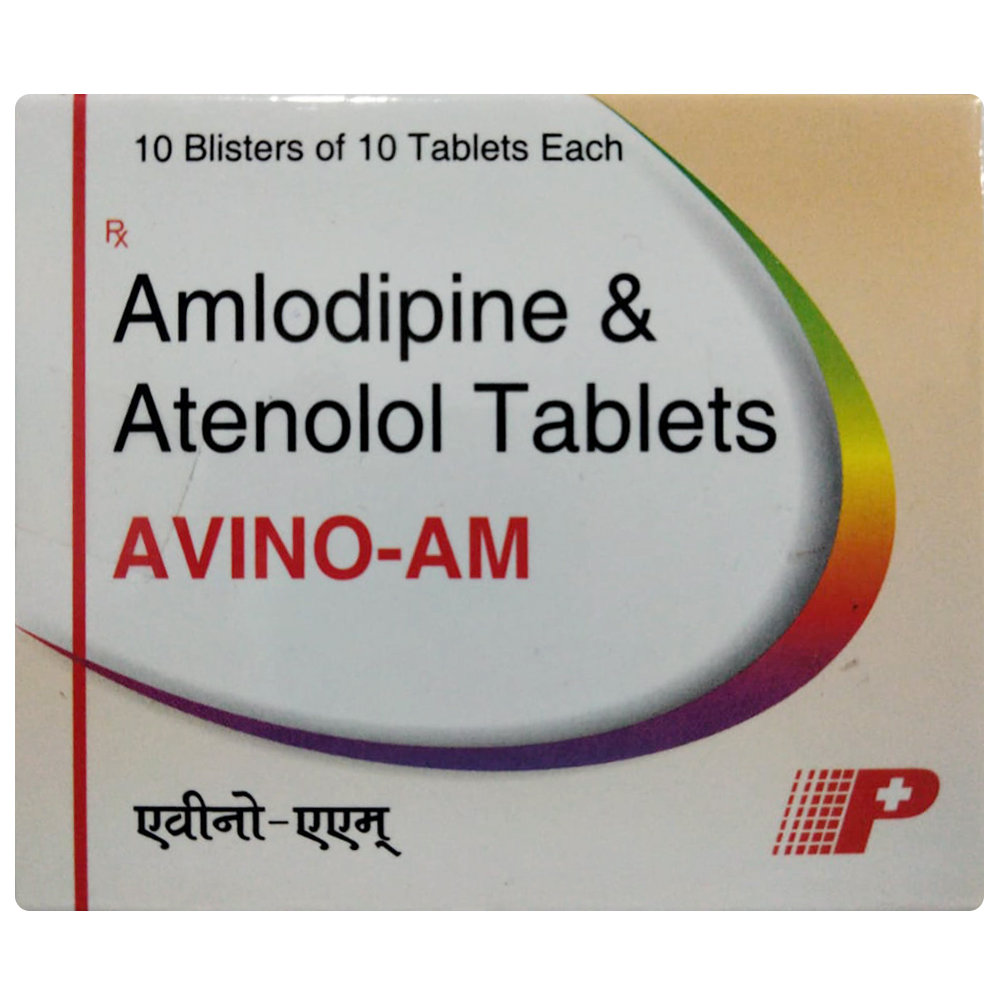 Avino-AM Tablet 10's, Pack of 10 TabletS Avino-AM Tablet 10's, Pack of 10 TabletS