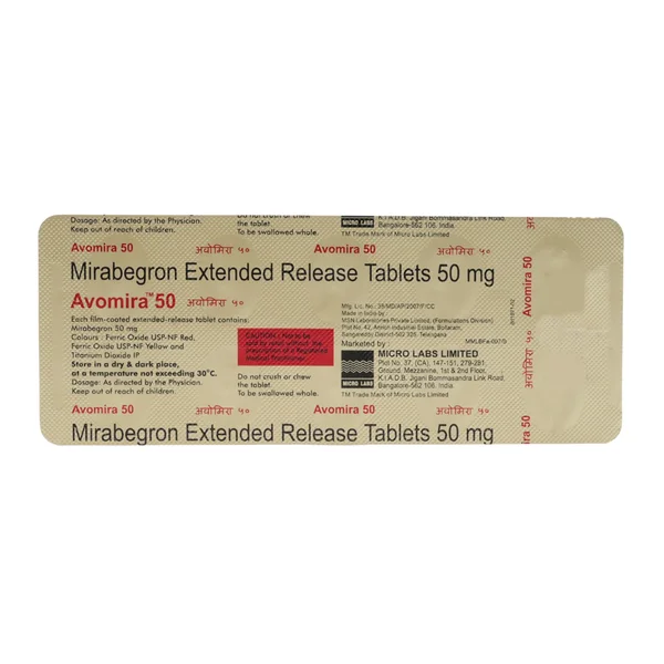 Avomira 50 mg Tablet 10's, Pack of 10 TabletS