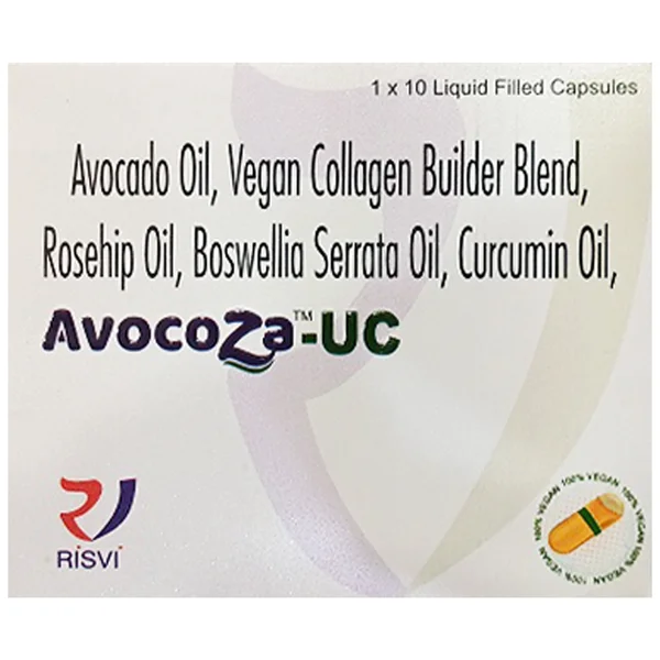 Avocoza-Uc Liquid Filled, 10 Capsules