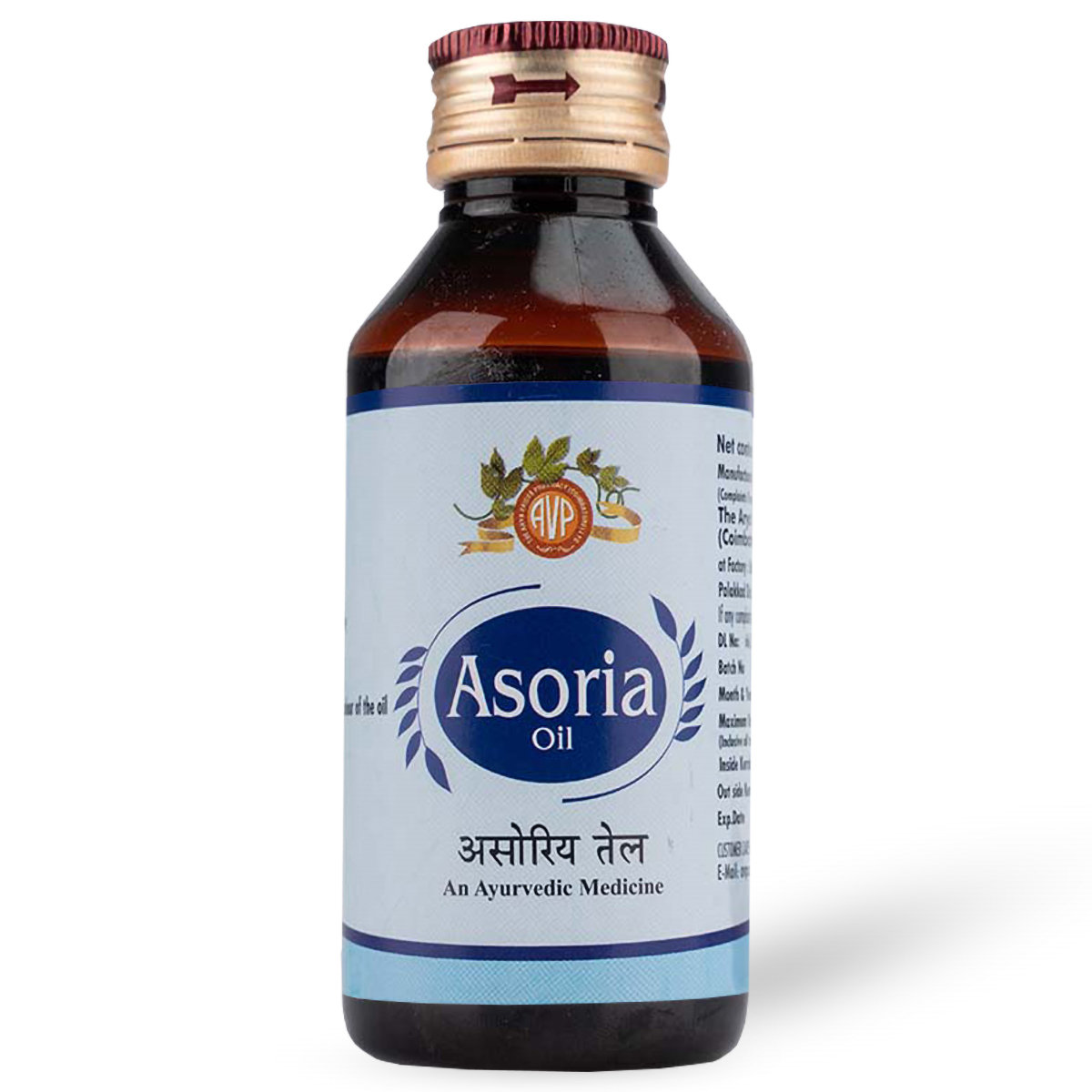 AVP Asoria Oil, 100 ml, Pack of 1 AVP Asoria Oil, 100 ml, Pack of 1