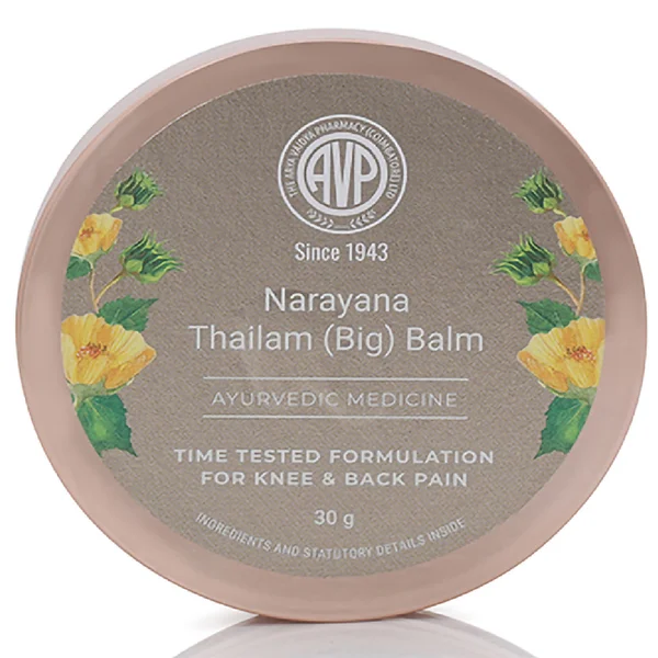 AVP Narayana Thailam (Big) Balm, 30 gm