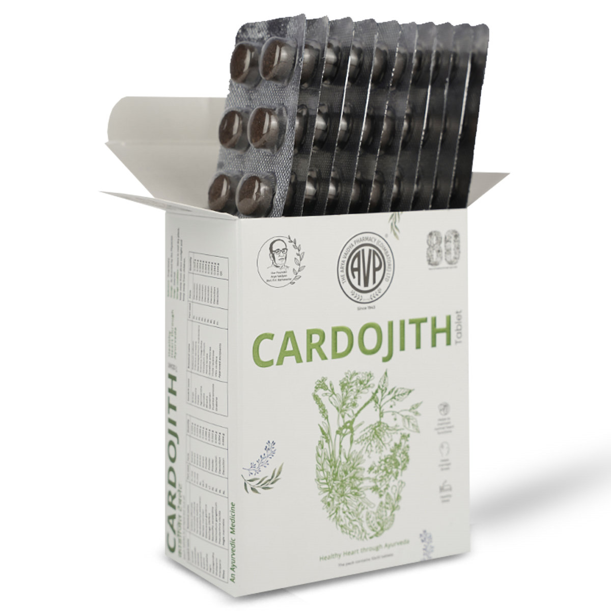 AVP Cardojith, 10 Tablets, Pack of 10 AVP Cardojith, 10 Tablets, Pack of 10