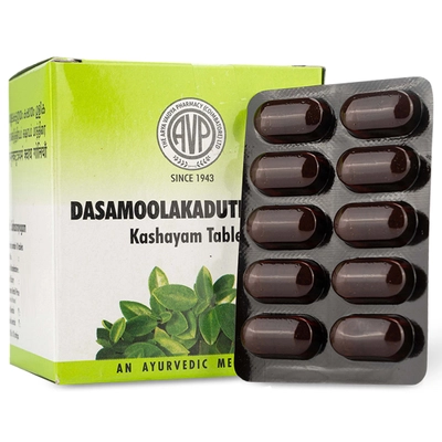 AVP Dasamoolakaduthrayam Kashayam, 100 Tablets, Pack of 1