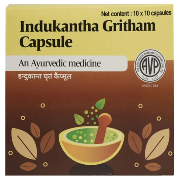AVP Indukantha Gritham, 100 Capsules