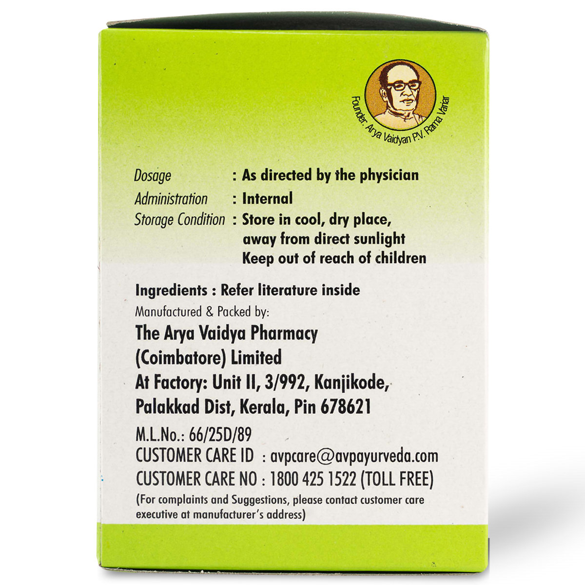 AVP Rasnerandadi Kashayam, 100 Tablets, Pack of 1 AVP Rasnerandadi Kashayam, 100 Tablets, Pack of 1