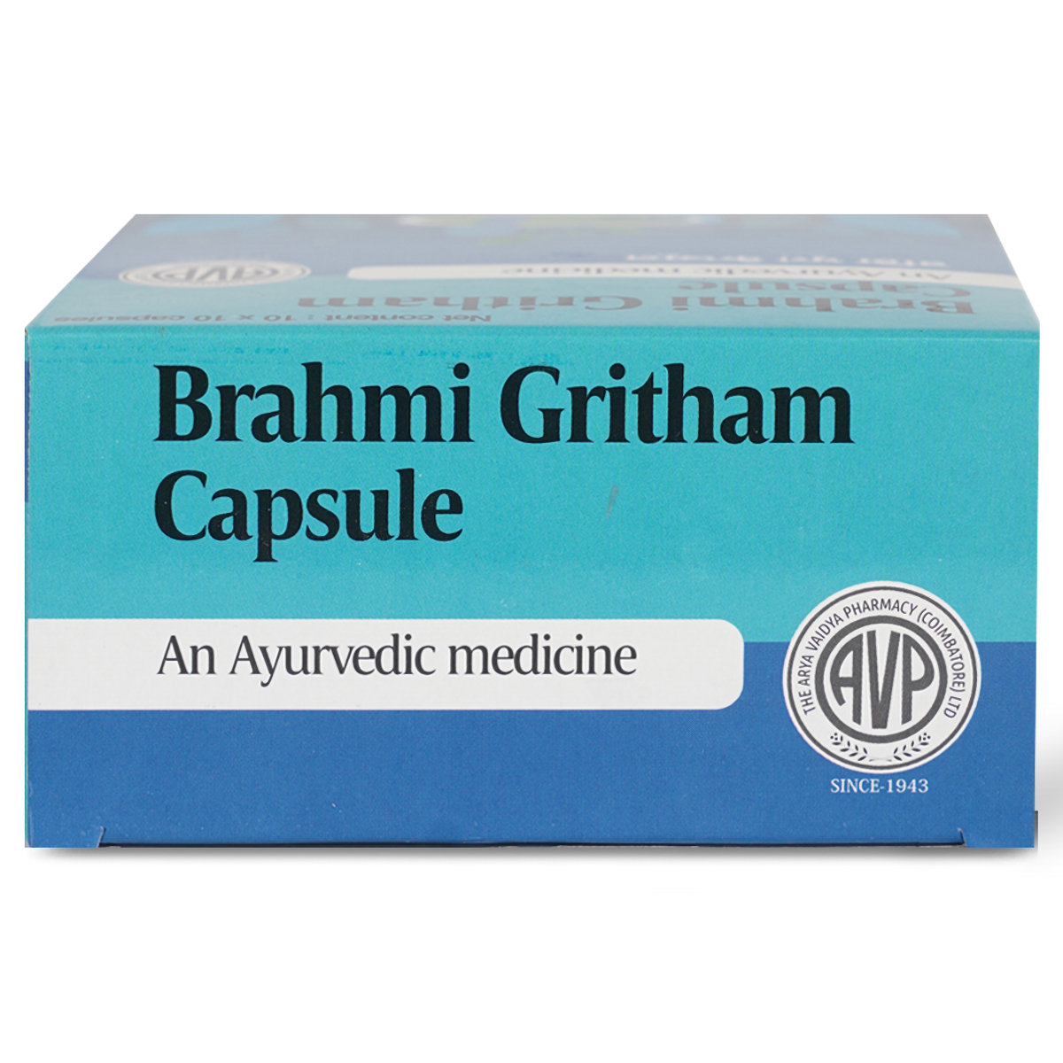 AVP Brahmi Gritham, 100 Capsules, Pack of 1 AVP Brahmi Gritham, 100 Capsules, Pack of 1