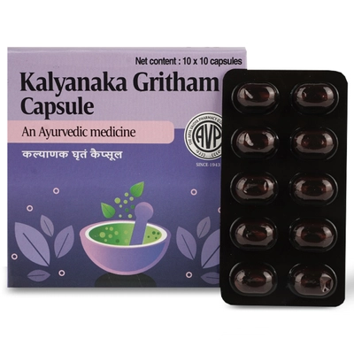 AVP Kalyanaka Gritham, 100 Capsules, Pack of 1