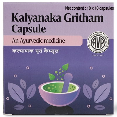 AVP Kalyanaka Gritham, 100 Capsules, Pack of 1