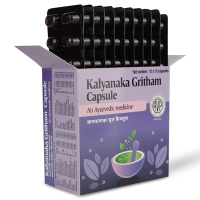 AVP Kalyanaka Gritham, 100 Capsules, Pack of 1