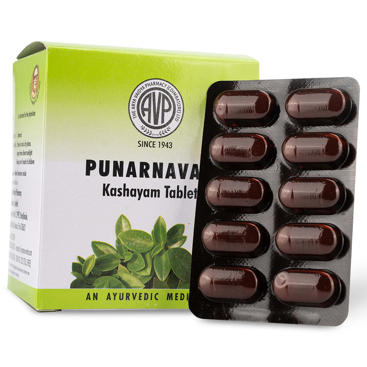 AVP Punarnavadi Kashayam, 100 Tablets, Pack of 1 AVP Punarnavadi Kashayam, 100 Tablets, Pack of 1