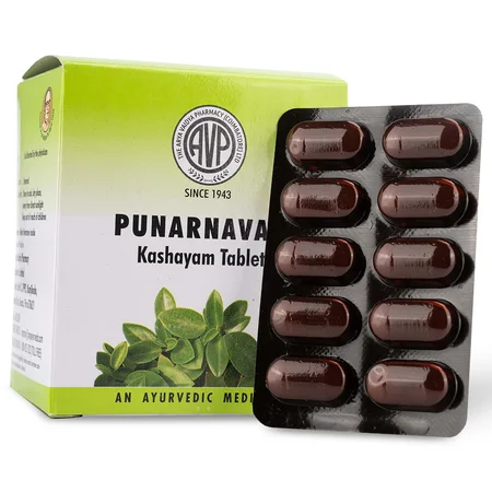 AVP Punarnavadi Kashayam, 100 Tablets