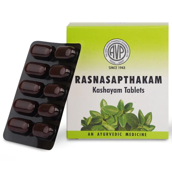AVP Rasnasapthakam Kashayam, 100 Tablets, Pack of 1