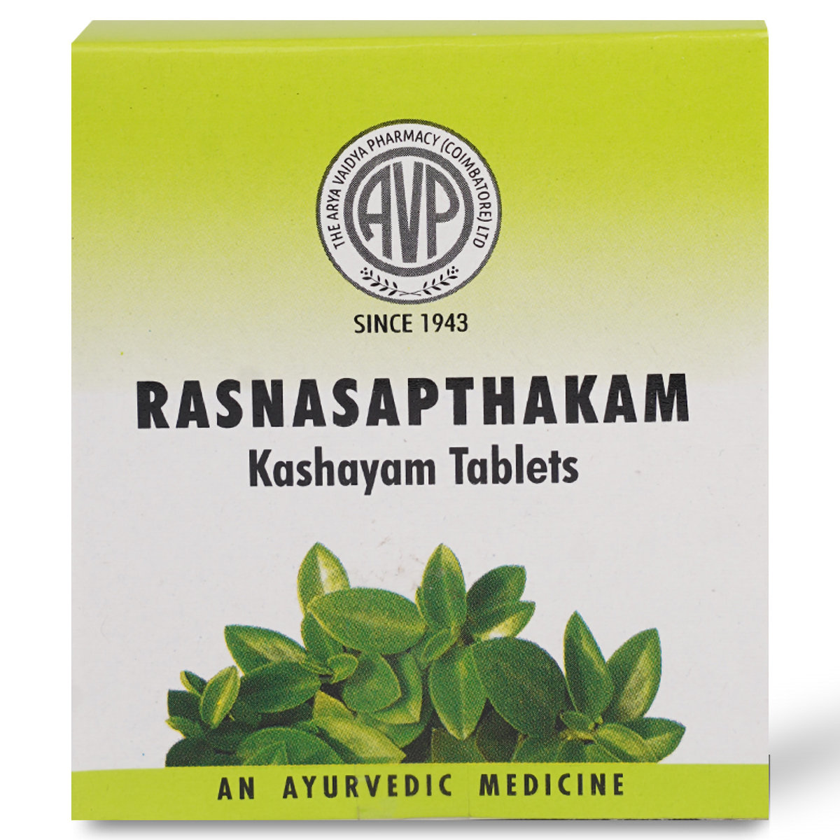 AVP Rasnasapthakam Kashayam, 100 Tablets, Pack of 1 AVP Rasnasapthakam Kashayam, 100 Tablets, Pack of 1