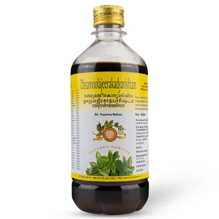 AVP Dasamoolajeerakadyarishtam, 450 ml
