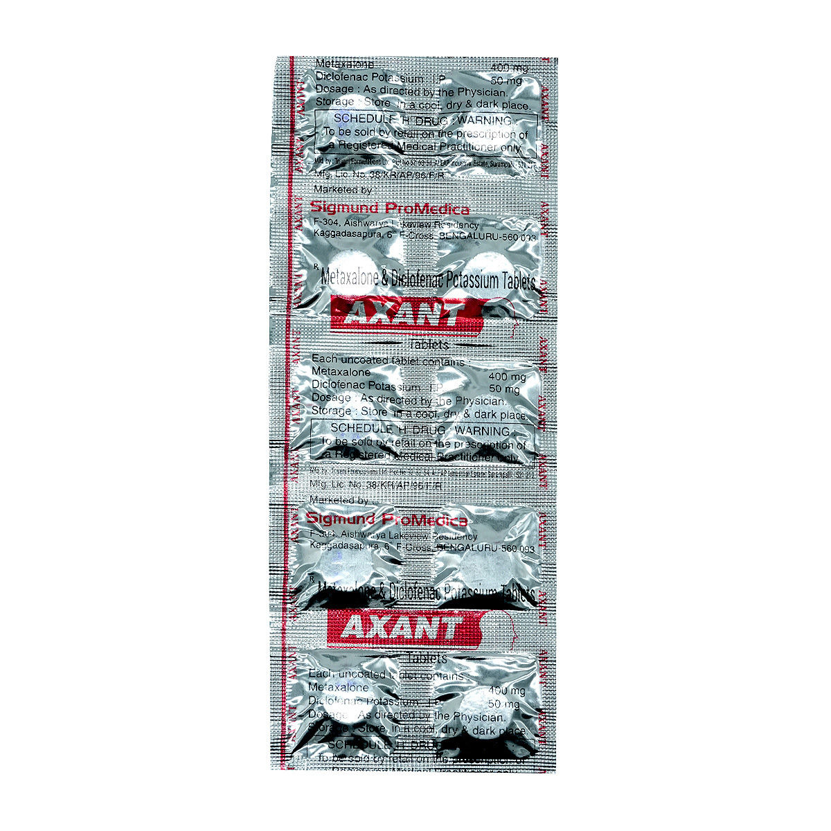 Buy Axant Tablet 10's Online