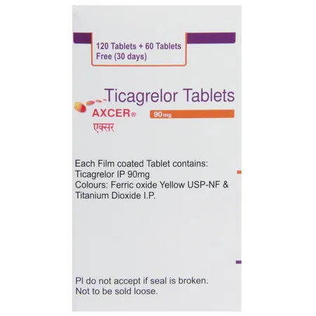 Axcer 90 mg Tablet 180's