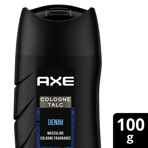 Axe Signature Denim Cologne Talcum Powder 100 gm | Sweet Defence | Long Lasting Fragrance | Controls Body Odour | For Men, Pack of 1