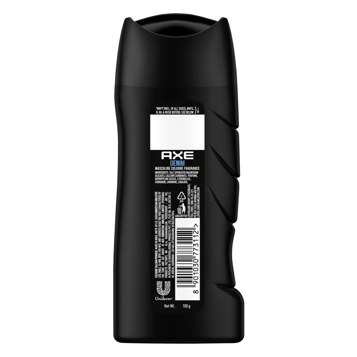 Axe Signature Denim Cologne Talcum Powder 100 gm | Sweet Defence | Long Lasting Fragrance | Controls Body Odour | For Men, Pack of 1 Axe Signature Denim Cologne Talcum Powder 100 gm | Sweet Defence | Long Lasting Fragrance | Controls Body Odour | For Men, Pack of 1