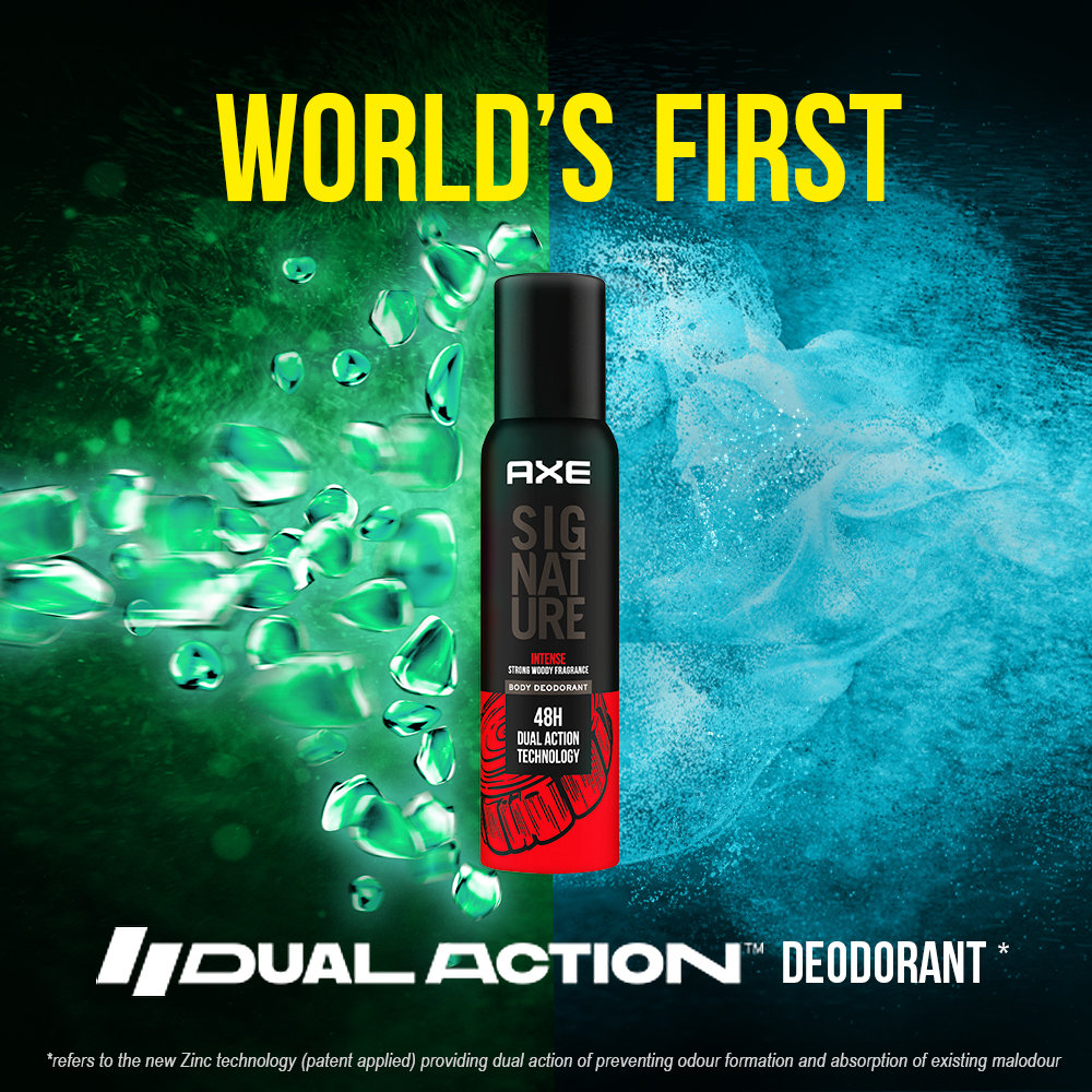 Axe Signature Intense Strong Woody Fragrance Body Deodorant for Men, 154 ml, Pack of 1 Axe Signature Intense Strong Woody Fragrance Body Deodorant for Men, 154 ml, Pack of 1