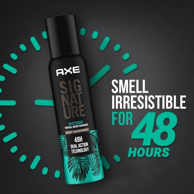 Axe Signature Mysterious No Gas Body Deodorant for Men, 154 ml, Pack of 1